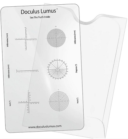 Karte und Schutzhülle