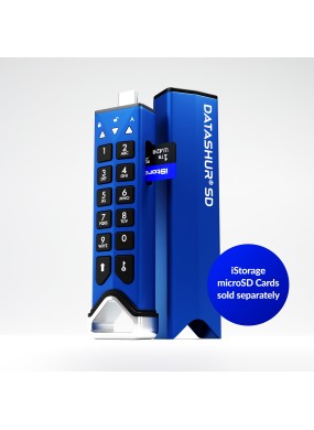 datAshur SD (32 GB bis 1 TB auf µSD-Karte) Doppelpack mit KeyWriter Software