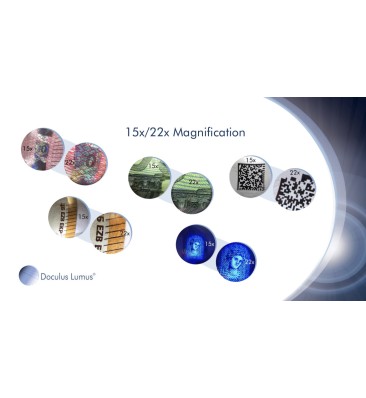 Vergleich 15- und 22-fache Vergrößerung