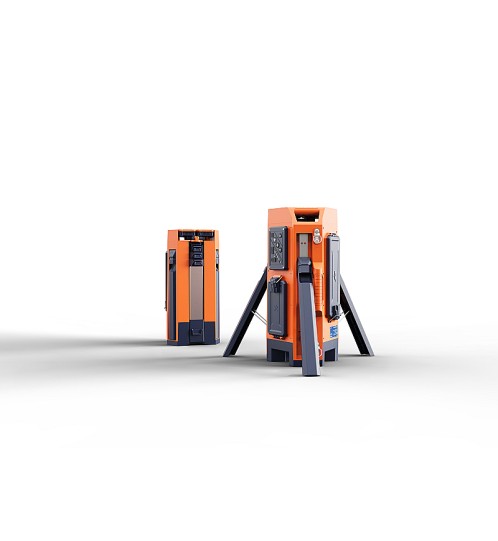 Akku-Lichtmast 2,2 m, 17.000 lm