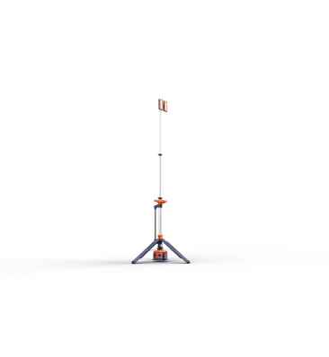 Akku-Lichtmast 3,1 m, 14.000 lm